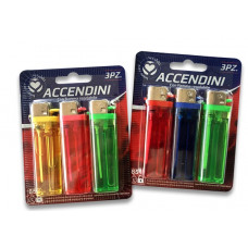 ACCENDINI VARI COLORI CF 3 PZ